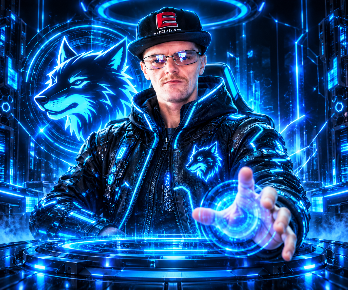 MysteryWolf818 holographic character